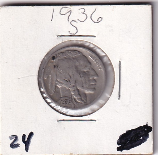 1936-S BUFFALO NICKEL