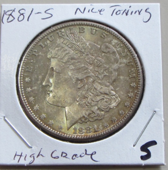 $1 1881-S HIGH GRADE MORGAN