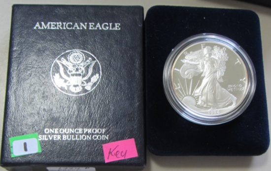 KEY 1994 PROOF SILVER EAGLE