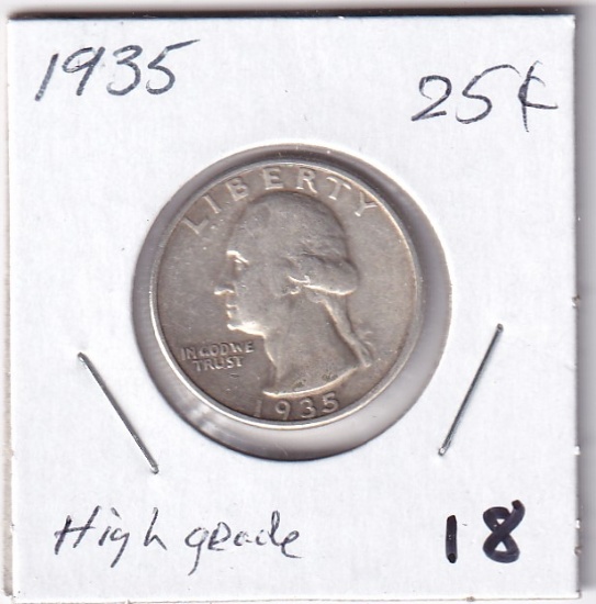 1935 SILVER QUARTER