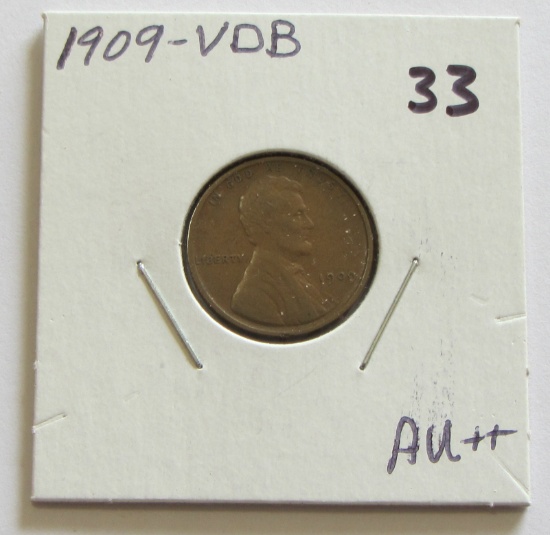 1909 VDB WHEAT CENT