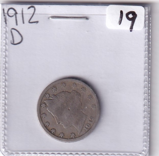 1912-D V NICKEL