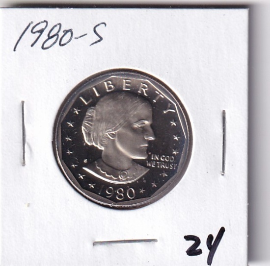 1980-S PROOF $1 SBA