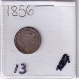 1856 SEATED DIME