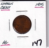 1915 WHEAT CENT