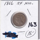 1866 3 CENT PIECE