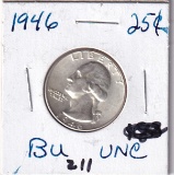 1946 SILVER BU QUARTER