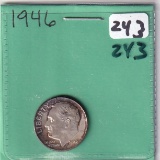 1946 SILVER BU DIME