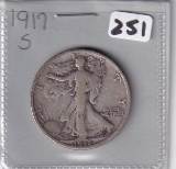 1917-S WALKING LIBERTY HALF