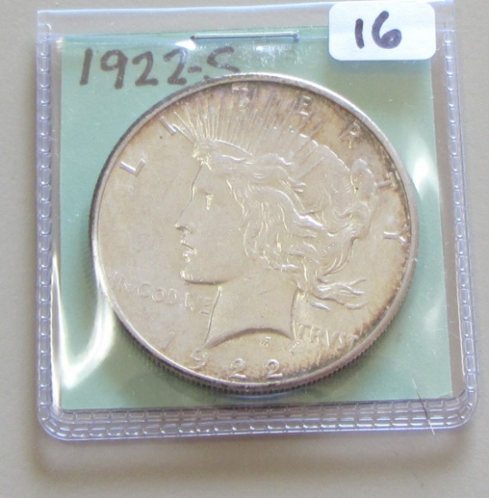 1922-S $1 PEACVE