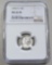 1945-D DIME NGC 66 FB FULL BANDS