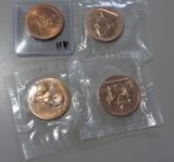 LOT OF 4 TOKENS MEDALS