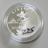 2002 SILVER $1 COMMEMORATIVE SALT LAKE