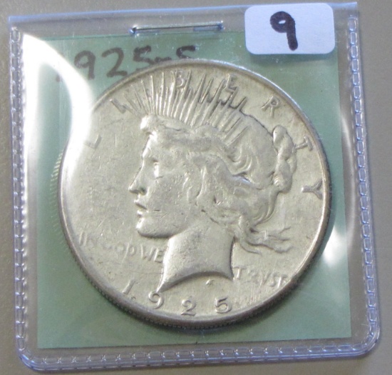 $1 1925 S PEACE DOLLAR