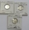 Lot of 3 - 2015 Mexico Libertad 1/20 .999 Silver UNC Coins