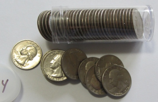 Roll of 40 - 1976 Bicentennial Drummer Boy Quarters AU/UNC