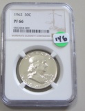 1962 FRANKLIN NGC PROOF 66