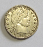 1916-D MID GRADE BARBER QUARTER