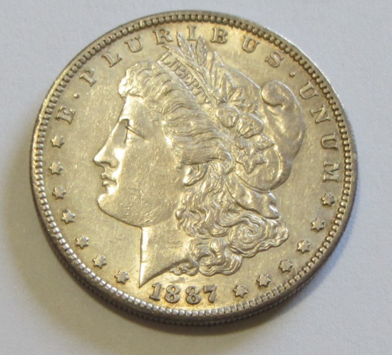 $1 1887-S MORGAN SILVER DOLLAR