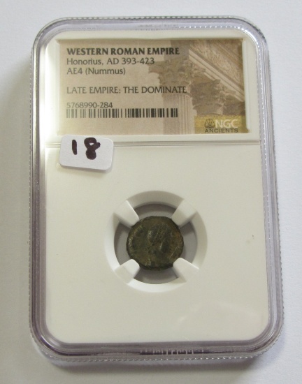 WESTERN ROMAN ANCIENT NGC 393AD