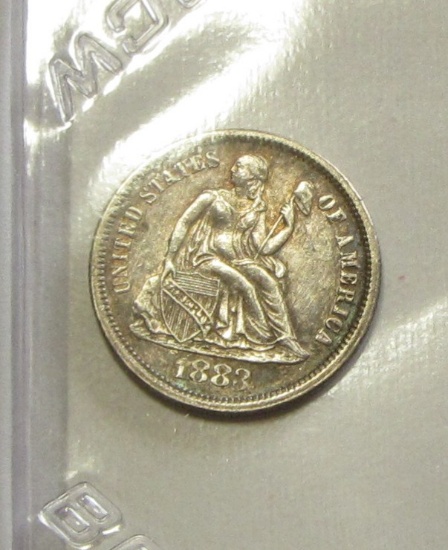 HIGH GRADE 1883 SEATED DIME