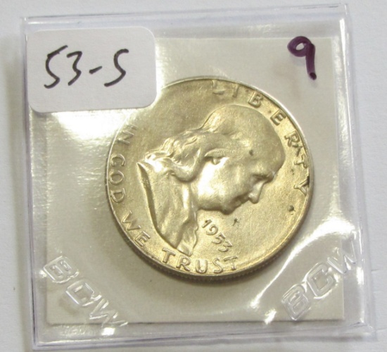 1953-S FRANKLIN HALF