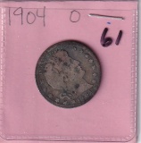 1904-O BARBER QUARTER