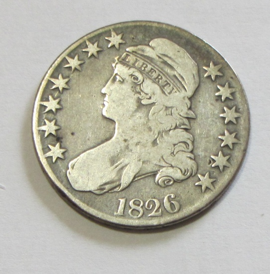 1826 CAPPED BUST HALF