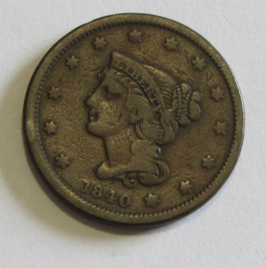 1840 BRAIDED LARGE CENT