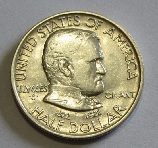 1922 GRANT BU SILVER COMMEMORATIVE