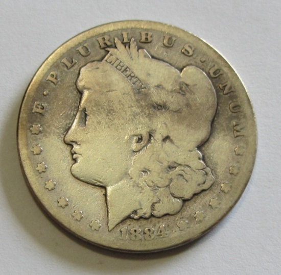 $1 1884-CC CARSON CITY MORGAN ACTUALLY SCARE IN LOW GRADE