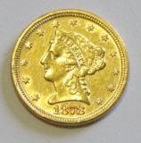 $2.5 GOLD QUARTER EAGLE 1878 HIGH GRADE