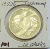 1972G Germany Silver Proof 10 Marks UNC