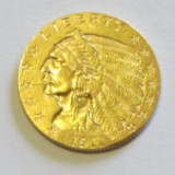 $2.5 1911 GOLD QUARTER EAGLE INDIAN
