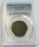 1820 LARGE DATE PCGS CENT LOW BALL SET