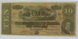 $10 CONFEDERATE 1864