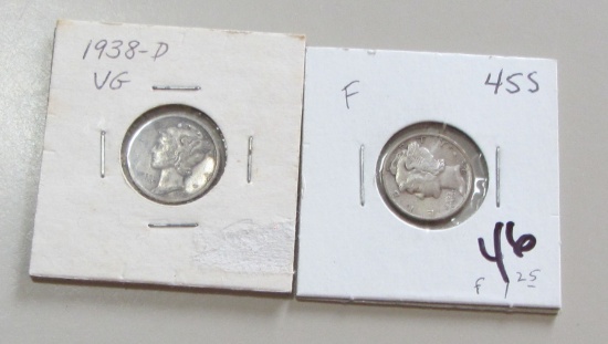 MERCURY DIME LOT