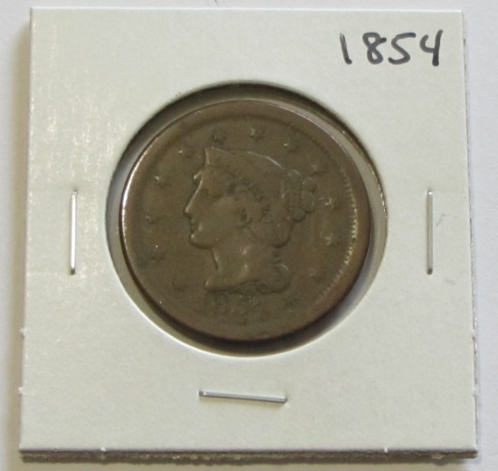 1854 LARGE CENT