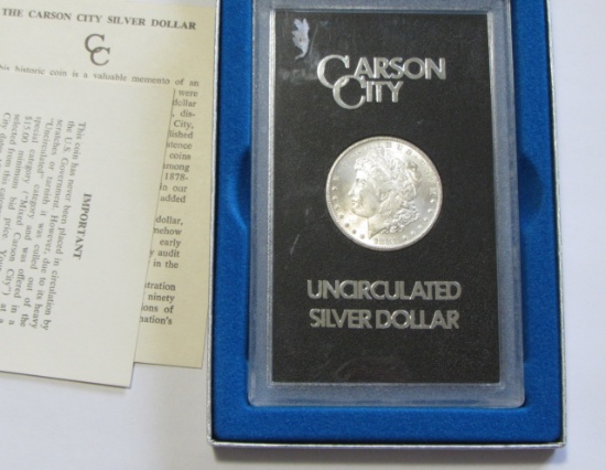 TOUGH DATE $1 1881 CC CARSON CITY GSA MORGAN BRILLIANT
