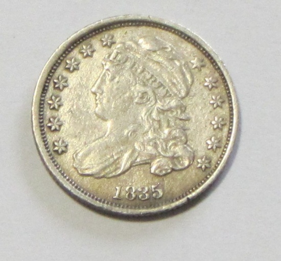 1835 HIGH GRADE BUST DIME XF-AU