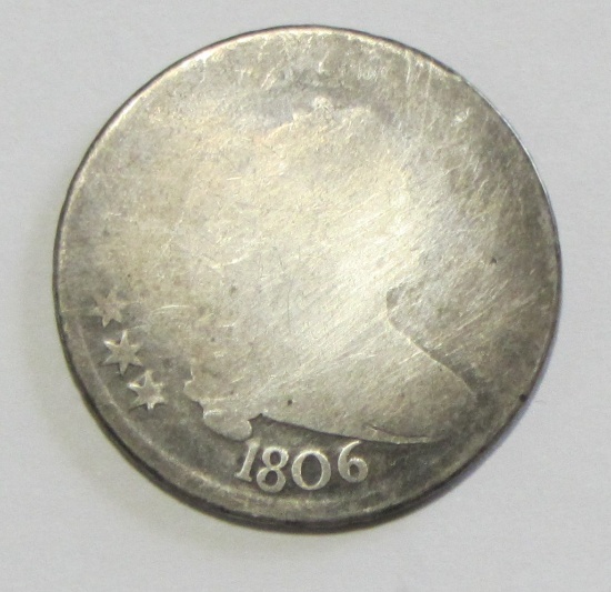 1806 DRAPED BUST HALF DOLLAR