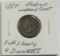 1887 Indian Head Cent Full Liberty/4 Diamonds