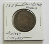 1837 Great Britain One Penny