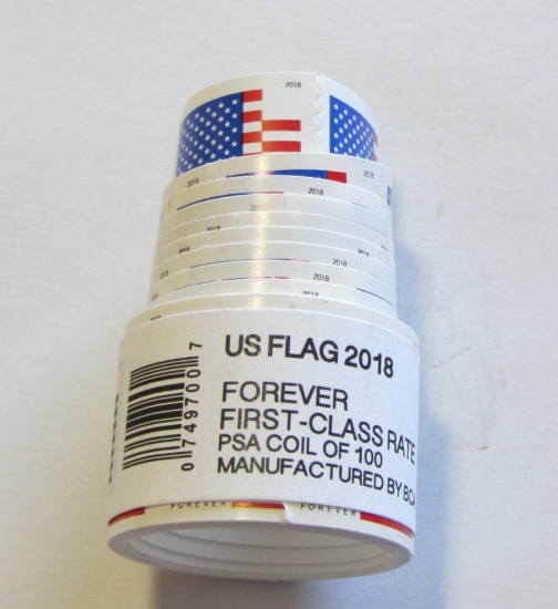 ROLL OF 100 FOREVER STAMPS $55 FACE VALUE