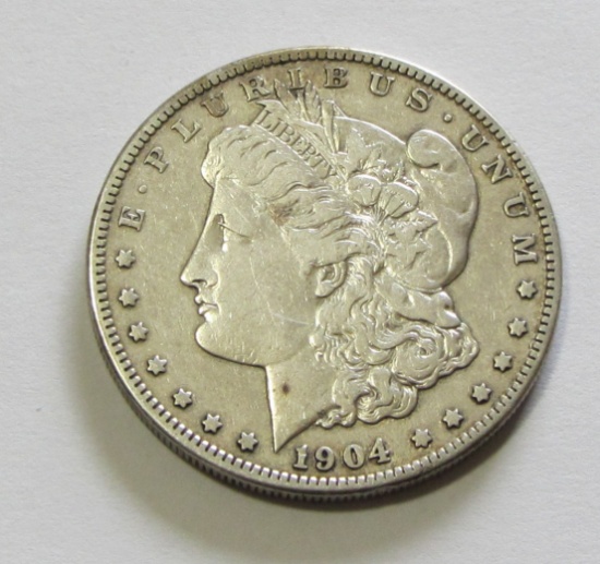 $1 1904-S MORGAN SILVER DOLLAR