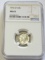1945-D MERCURY DIME NGC 65