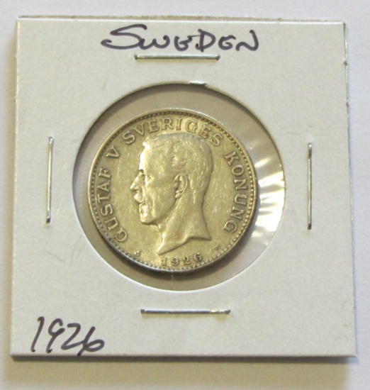 1926 SILVER SWEDEN 1KR