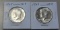 Lot of 2 - 1964 Kennedy Silver Half Dollar