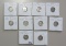 LOT OF 10 SILVER MERCURY BARBER DIMES