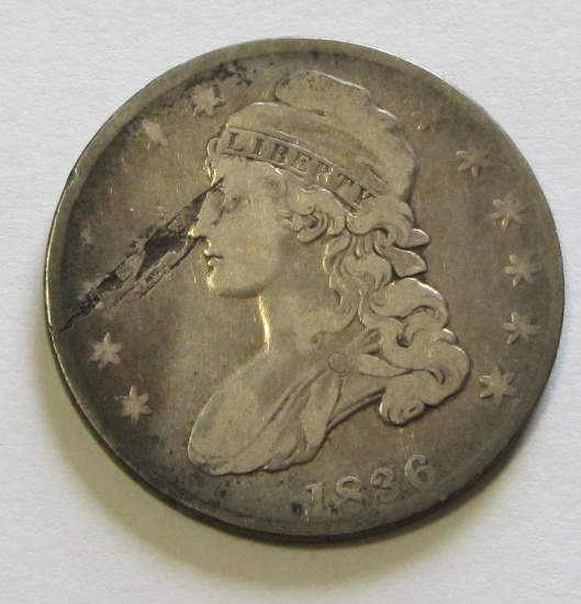 1836 CAPPED BUST HALF